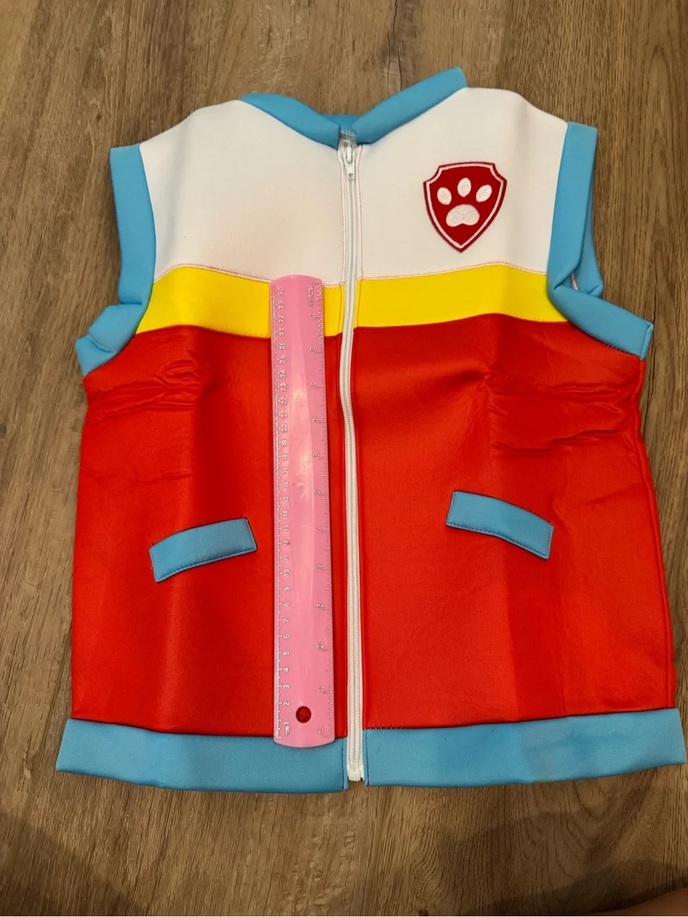 Kids Red & Light Blue Paw Patrol-Inspired Costume Vest